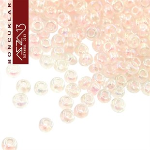 Açık Pembe Cam Kum Boncuk (13/0 - 1,7 mm) 20 gr