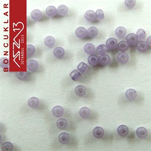 Gri-Eflatun Cam Kum Boncuk (13/0 - 1,7 mm) 20 gr