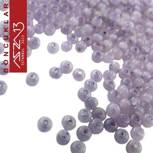 Gri-Eflatun Cam Kum Boncuk (13/0 - 1,7 mm) 20 gr