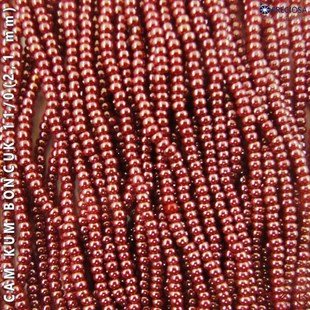 İncili Gülkurusu Cam Kum Boncuk 11/0 (2,1 mm) 40 gr