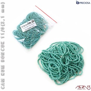 İncili Camgöbeği Cam Kum Boncuk 11/0 (2,1 mm) 40 gr