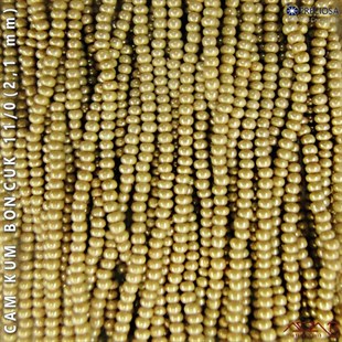 İpek İncili Deve Tüyü Cam Kum Boncuk 11/0 (2,1 mm) 40 gr