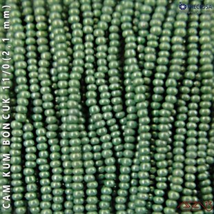 İpek İncili Çağla Cam Kum Boncuk 11/0 (2,1 mm) 40 gr