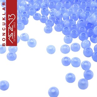Mavi Cam Kum Boncuk (13/0 - 1,7 mm) 20 gr
