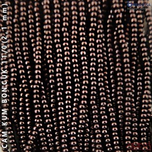 Metalik Bornit Cam Kum Boncuk 11/0 (2,1 mm) 40 gr