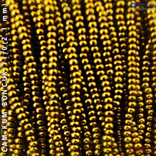 Metalik Antik Pirinç Cam Kum Boncuk 11/0 (2,1 mm) 40 gr