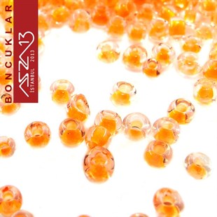 Turuncu Cam Kum Boncuk (13/0 - 1,7 mm) 20 gr