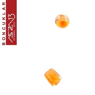 Turuncu Cam Kum Boncuk (13/0 - 1,7 mm) 20 gr