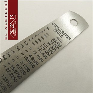 Çelik Cetvel 15 cm