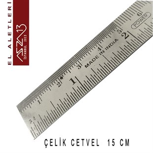 Çelik Cetvel 15 cm (Ekonomik)