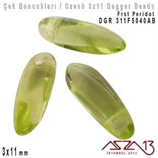 Dagger Boncuk - 3x11 mm - DGR*311F5040AB / 24 Adet