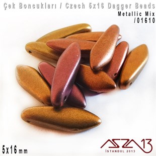 Dagger Boncuk - 5x16 mm - *01610 / 12 Adet