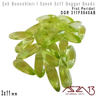 Dagger Boncuk - 3x11 mm - DGR*311F5040AB / 24 Adet