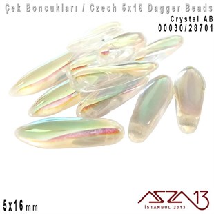 Dagger Boncuk - 5x16 mm - 00030*28701 / 12 Adet