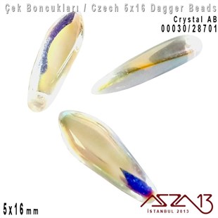 Dagger Boncuk - 5x16 mm - 00030*28701 / 12 Adet