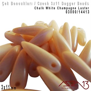 Dagger Boncuk - 3x11 mm - 03000*14413 / 24 Adet