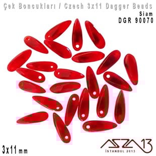 Dagger Boncuk - 3x11 mm - DGR*90070 / 24 Adet