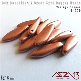 Dagger Boncuk - 5x16 mm - *01770 / 12 Adet