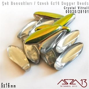 Dagger Boncuk - 5x16 mm - 00030*28101 / 12 Adet