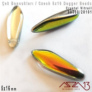 Dagger Boncuk - 5x16 mm - 00030*28101 / 12 Adet