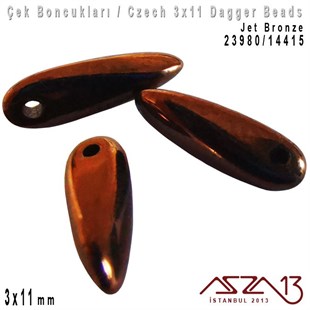 Dagger Boncuk - 3x11 mm - 23980*14415 / 24 Adet