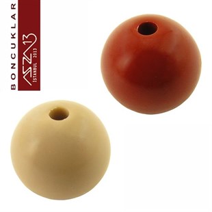 Karışık Renk, Akrilik, 16 mm Yuvarlak Boncuk / Paket İçeriği 1 Adet