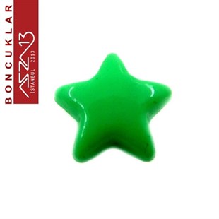 Karışık Renkli 12 mm Yıldız Boncuk / Paket İçeriği 40 Adet