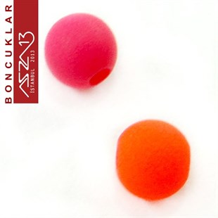 Yuvarlak 4 mm, Neon Karışık Renkli Boncuk (10,0 Gr) / Paket İçeriği 330 Adet