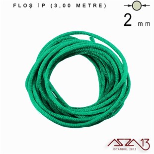 Camgöbeği Yeşil - 2,00 mm - Floş İp / 3 Metre