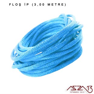 Mavi - 2,00 mm - Floş İp / 3 Metre