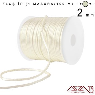 Krem 2,00 mm Floş İp - 100 m / 1 Masura