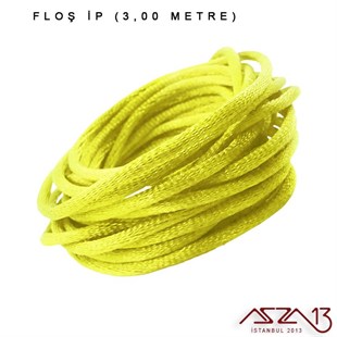 Limon Sarı - 2,00 mm - Floş İp / 3 Metre