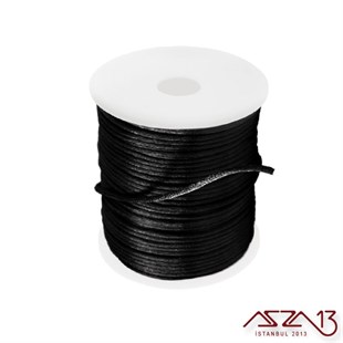 Siyah 2,00 mm Floş İp - 100 m / 1 Masura