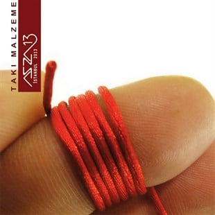 Kırmızı 1,00 mm Floş İp / Paket İçeriği 3 m