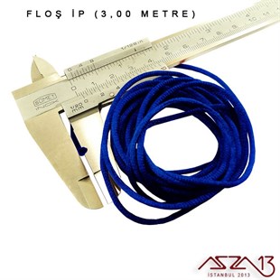Kobalt Mavi - 2,00 mm - Floş İp / 3 Metre