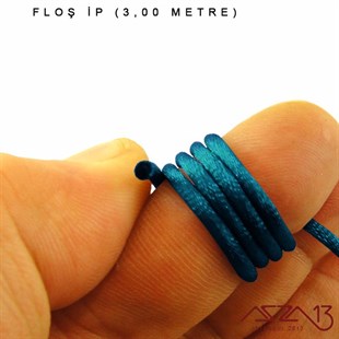 Göl Mavi - 2,00 mm - Floş İp / 3 Metre