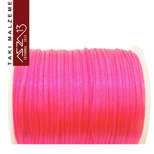 Neon Pembe 1,00 mm Floş İp / Paket İçeriği 50 m