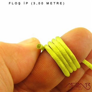 Limon Sarı - 2,00 mm - Floş İp / 3 Metre