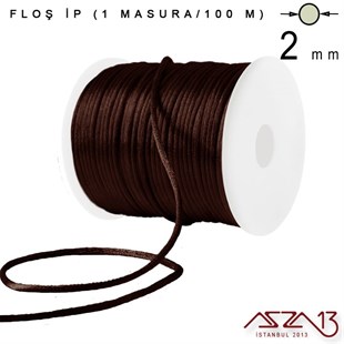 Kahverengi 2,00 mm Floş İp - 100 m / 1 Masura