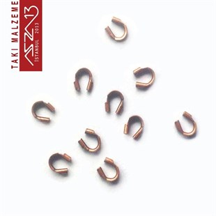 Antik Bakır Kaplama, 4x4,5 mm (0.21) Gardiyan / Paket İçeriği 10 Adet