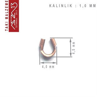 Antik Bakır Kaplama, 4x4,5 mm (0.21) Gardiyan / Paket İçeriği 10 Adet