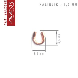 Bakır Kaplama, 4x4,5 mm (0.21) Gardiyan / Paket İçeriği 10 Adet