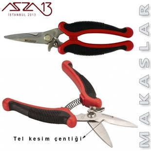 21,6 cm Çok Amaçlı Kesme Makası (Metal, Plastik, Ahşap v.b)