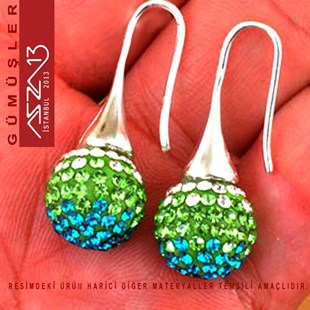 Sterling Gümüş Külahlı 22 mm Küpe Kancası / Paket İçeriği 1 Çift