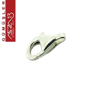 925 K Gümüş 6 mm Damla (Armut) Kilit / Paket İçeriği 1 Adet
