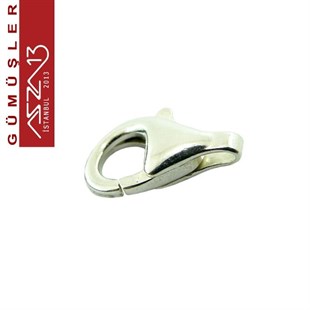 925 K Gümüş 8 mm Damla (Armut) Kilit / Paket İçeriği 1 Adet