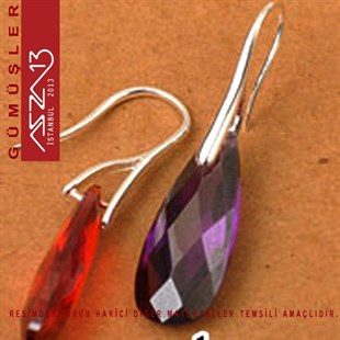 Sterling Gümüş Kıskaçlı 20 mm Küpe Kancası / Paket İçeriği 1 Çift