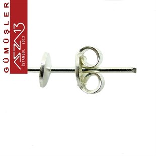 925 K Gümüş Pimli Küpe Kancası / Paket İçeriği 1 Çift