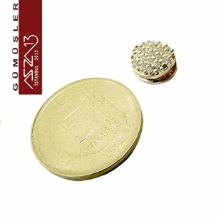 925 K Gümüş, Oval,Taşlı Ara Malzeme / Paket İçeriği 1 Adet