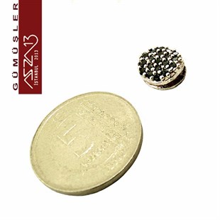 925 K Gümüş, Oval,Taşlı Ara Malzeme / Paket İçeriği 1 Adet